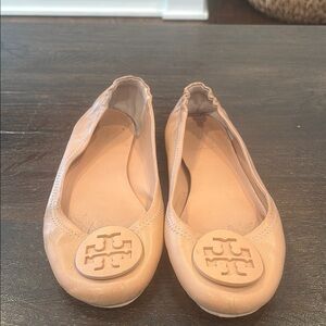 Tory Burch Women's Cream Ballet Flats
